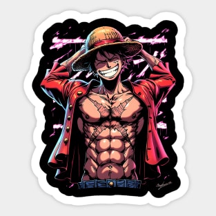 Monkey D. Luffy – Straw Hat Pirate Captain Sticker